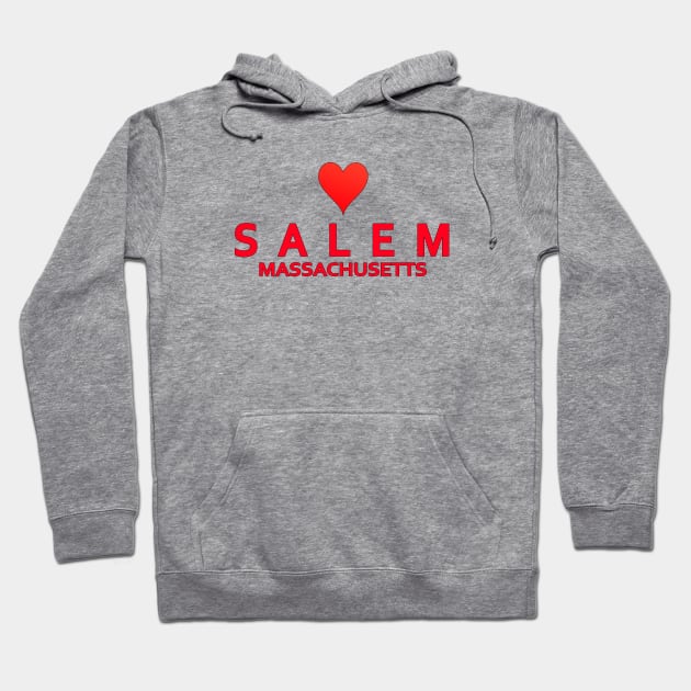 Salem Massachusetts Hoodie by SeattleDesignCompany